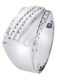 White Gold Mens Diamond Ring| 0.4 Carats| 10.94 Grams