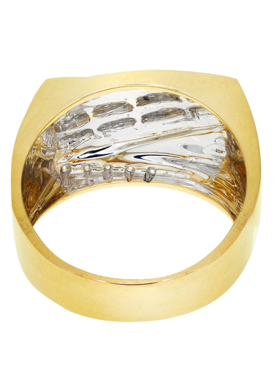 Mens Diamond Ring / Pinky Diamond Ring| 0.44 Carats