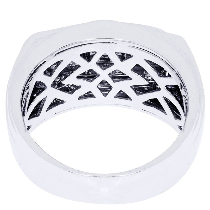 White Gold Mens Diamond Ring| 0.74 Carats| 11.07 Grams