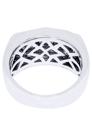 White Gold Mens Diamond Ring| 0.74 Carats| 11.07 Grams