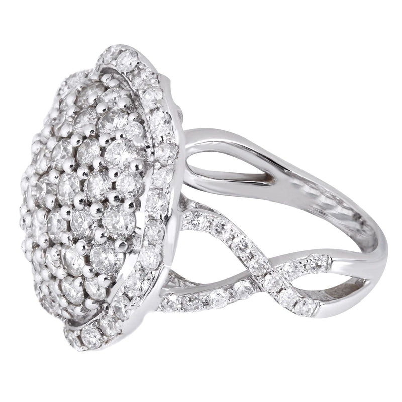 14K Ladies Diamond Cocktail Ring | 2.79 Carats | 8.27 Grams