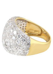 14K Ladies Diamond Cocktail Ring | 3.66 Carats | 8.36 Grams