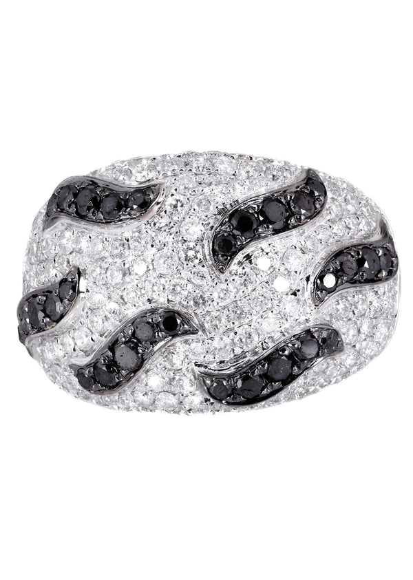 14K Ladies Black Diamond Cocktail Ring | 2.32 Carats | 9.35 Grams
