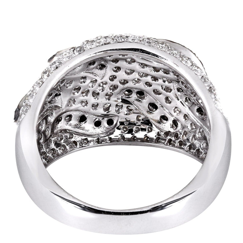 14K Ladies Black Diamond Cocktail Ring | 2.32 Carats | 9.35 Grams