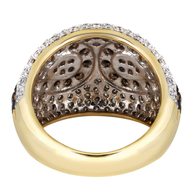 14K Ladies Black Diamond Cocktail Ring | 2.63 Carats | 10.17 Grams