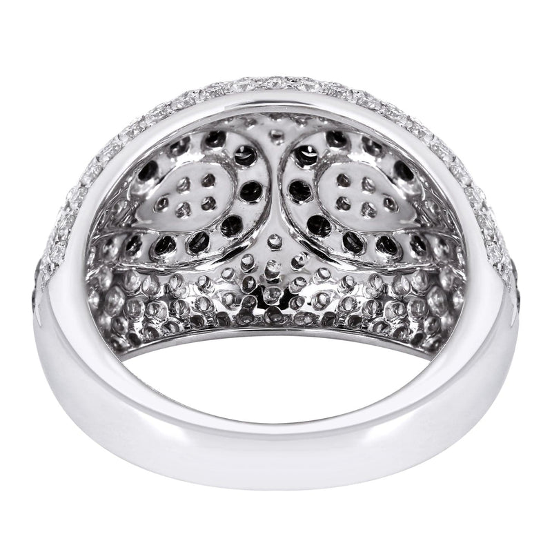 14K Ladies Black Diamond Cocktail Ring | 2.65 Carats | 9.27 Grams