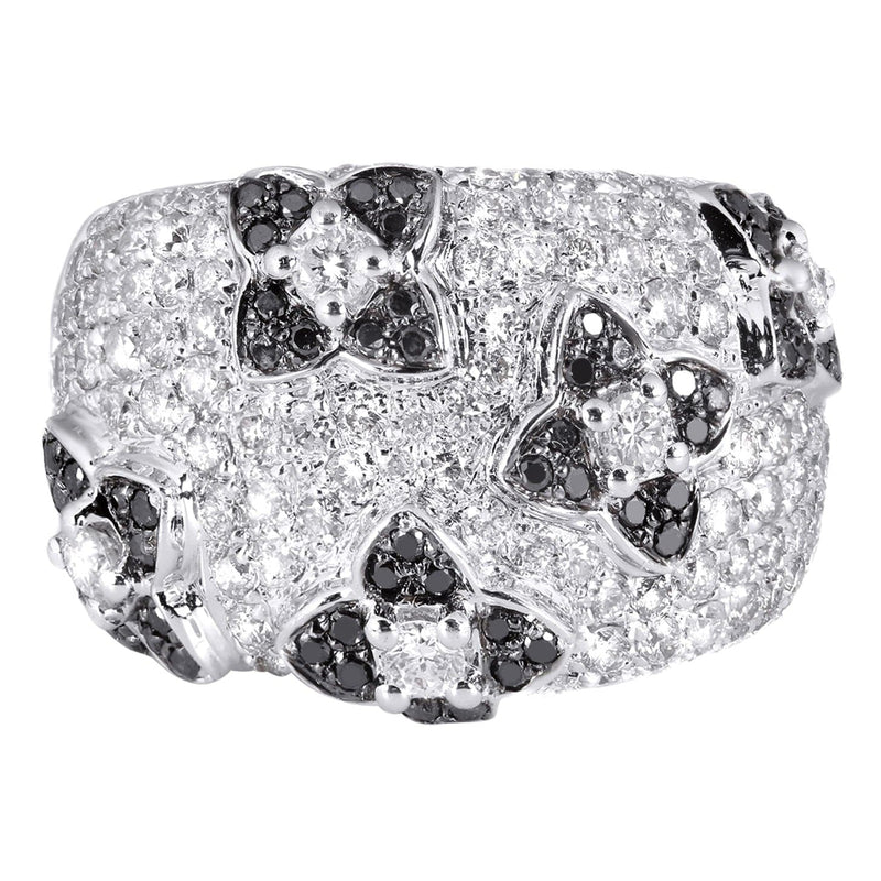14K Ladies Black Diamond Cocktail Ring | 2.07 Carats | 11.66 Grams