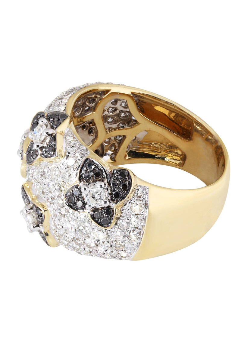 14K Ladies Black Diamond Cocktail Ring | 1.89 Carats | 10.85 Grams