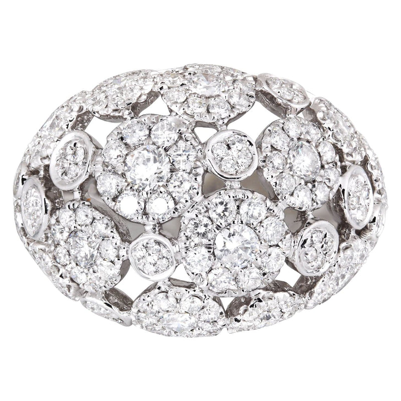 14K Ladies Diamond Cocktail Ring | 2.75 Carats | 9.88 Grams