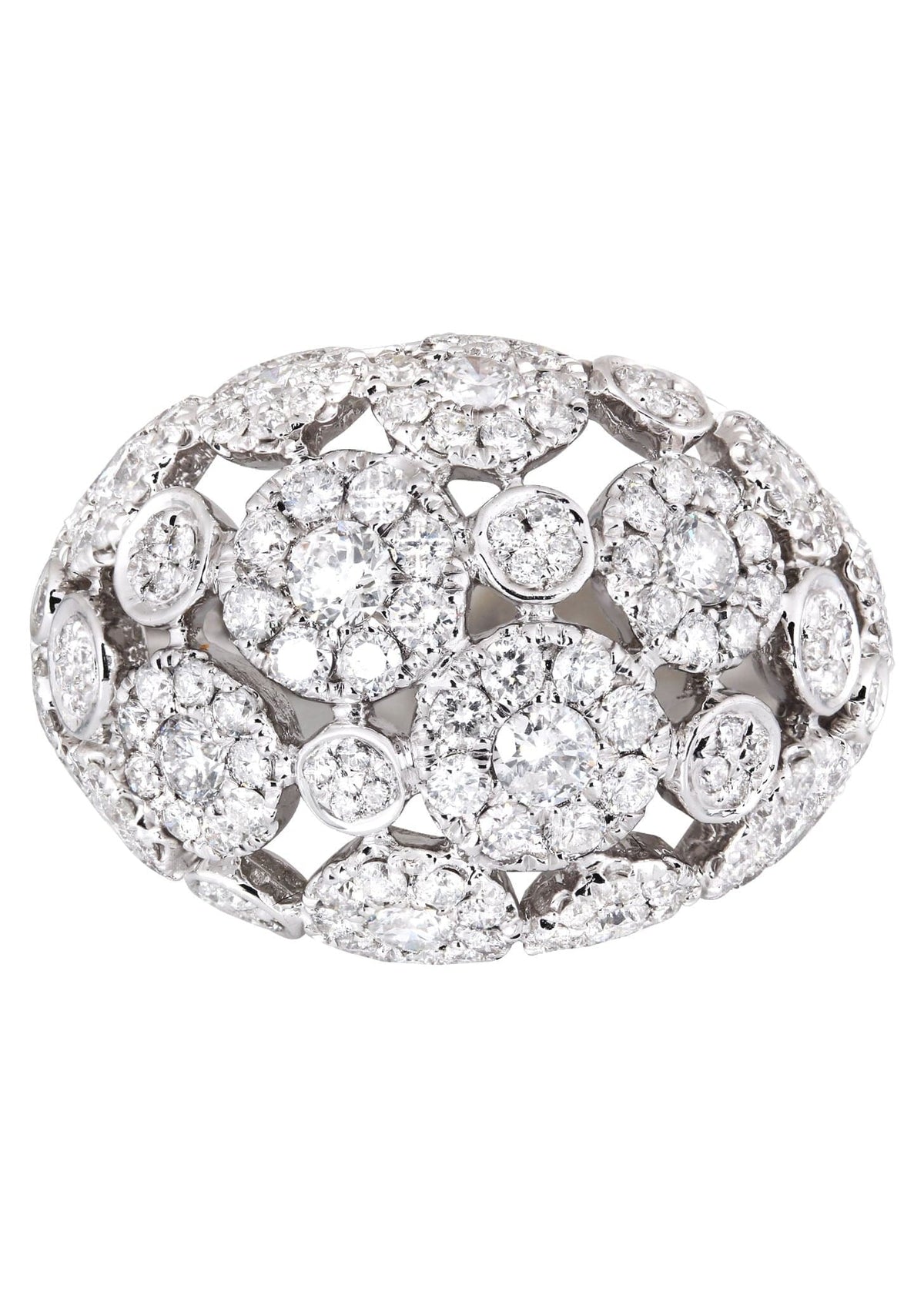 14K Ladies Diamond Cocktail Ring | 2.75 Carats | 9.88 Grams