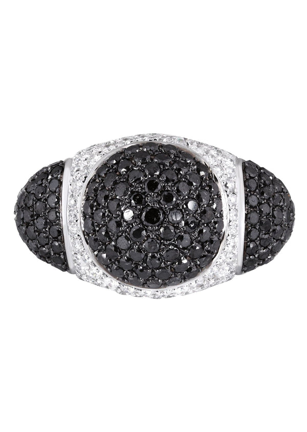 14K Ladies Black Diamond Cocktail Ring | 5.45 Carats | 15.74 Grams