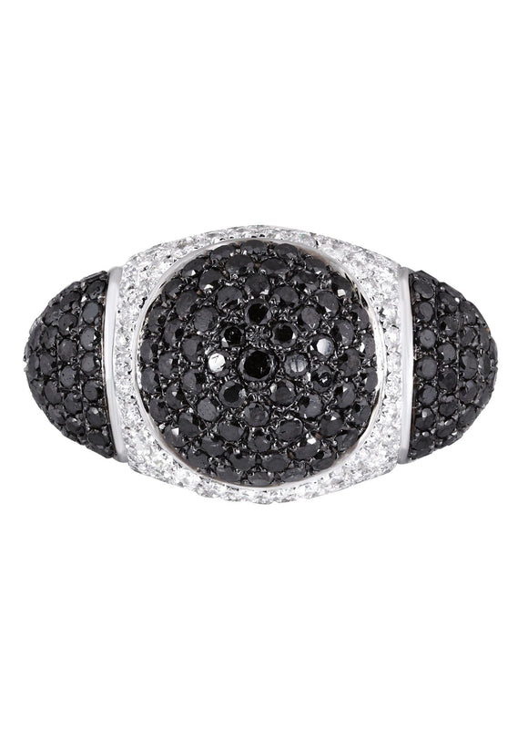14K Ladies Black Diamond Cocktail Ring | 5.45 Carats | 15.74 Grams