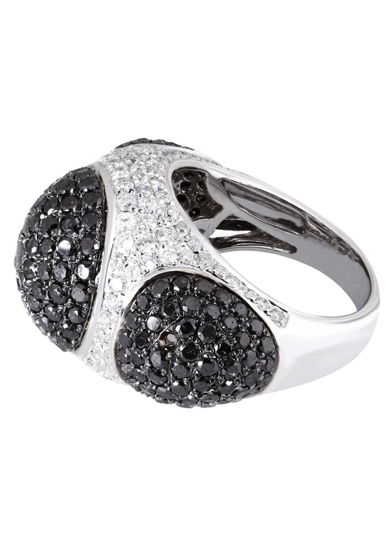14K Ladies Black Diamond Cocktail Ring | 5.45 Carats | 15.74 Grams