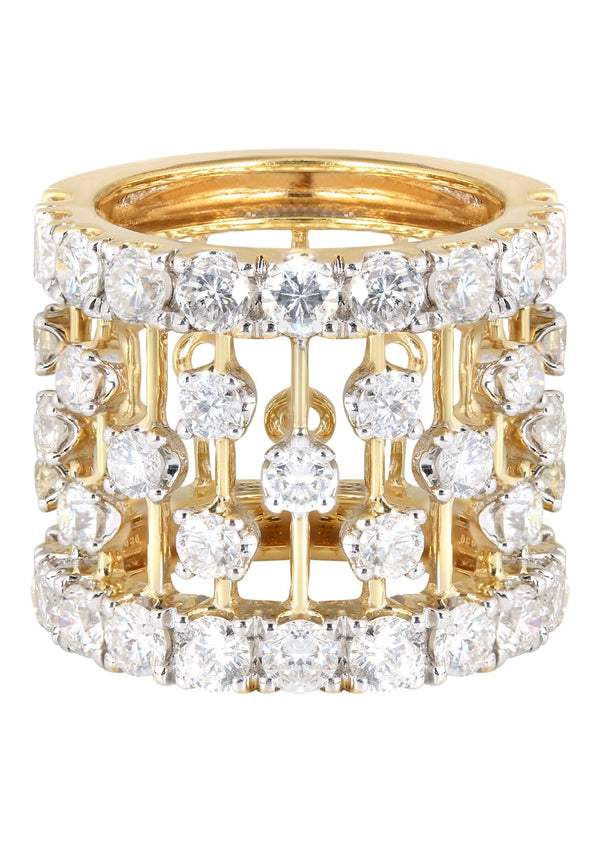 14K Ladies Diamond Cocktail Ring | 5.27 Carats | 14.1 Grams