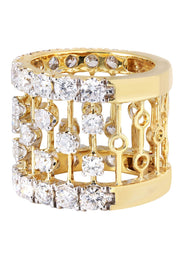 14K Ladies Diamond Cocktail Ring | 5.27 Carats | 14.1 Grams