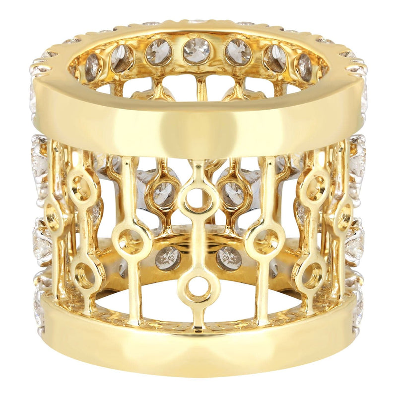 14K Ladies Diamond Cocktail Ring | 5.27 Carats | 14.1 Grams