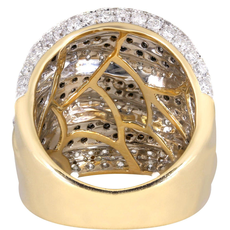 14K Ladies Black Diamond Cocktail Ring | 3.93 Carats | 13.28 Grams