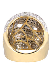14K Ladies Black Diamond Cocktail Ring | 3.93 Carats | 13.28 Grams