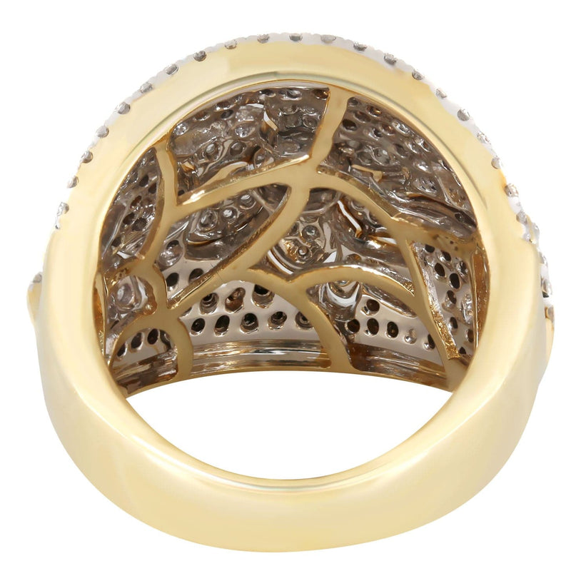 14K Ladies Black Diamond Cocktail Ring | 2.24 Carats | 13.67 Grams