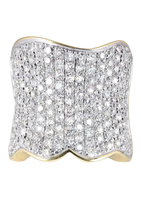 14K Ladies Diamond Cocktail Ring | 4.30 Carats | 16.69 Grams