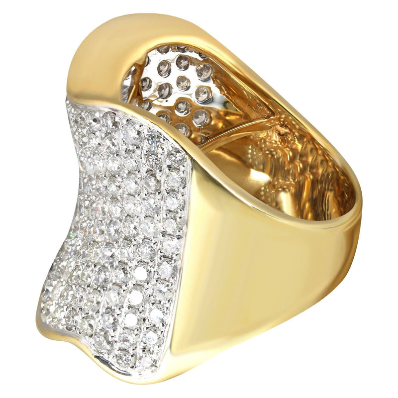 14K Ladies Diamond Cocktail Ring | 4.30 Carats | 16.69 Grams