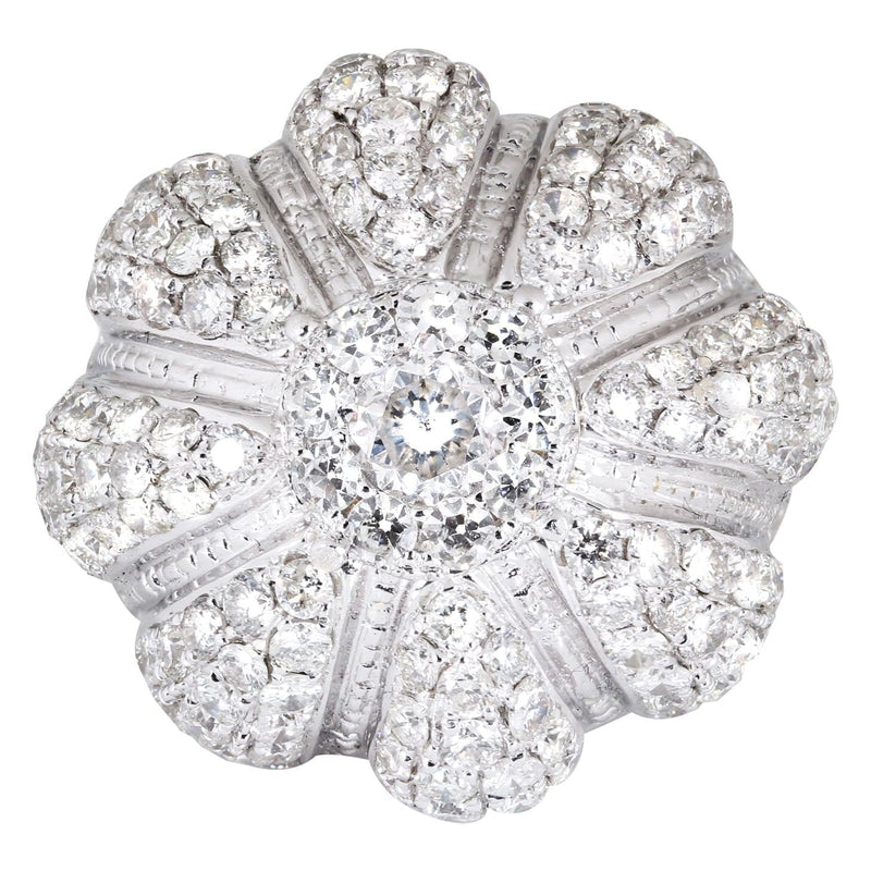 14K Ladies Diamond Cocktail Ring | 5.45 Carats | 16.81 Grams