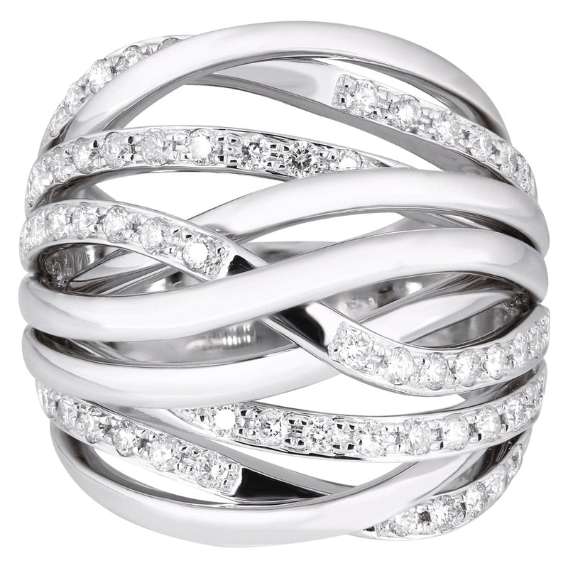 14K Ladies Diamond Cocktail Ring | 1.00 Carats | 15.61 Grams