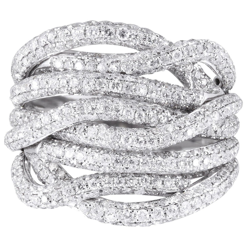 14K Ladies Diamond Cocktail Ring | 3.33 Carats | 10.74 Grams