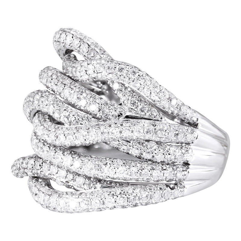 14K Ladies Diamond Cocktail Ring | 3.33 Carats | 10.74 Grams