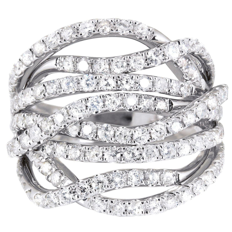 14K Ladies Diamond Cocktail Ring | 2.38 Carats | 9.63 Grams