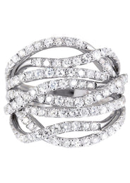 14K Ladies Diamond Cocktail Ring | 2.38 Carats | 9.63 Grams
