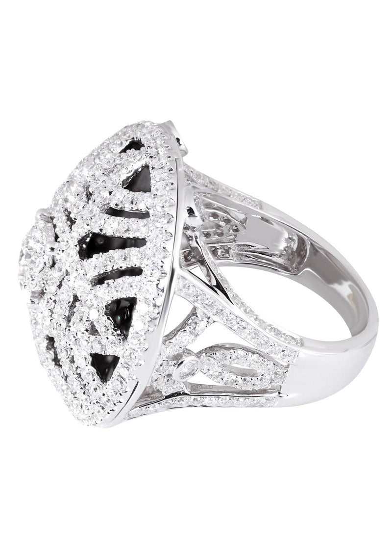 14K Ladies Black Diamond Cocktail Ring | 3.50 Carats | 17.92 Grams