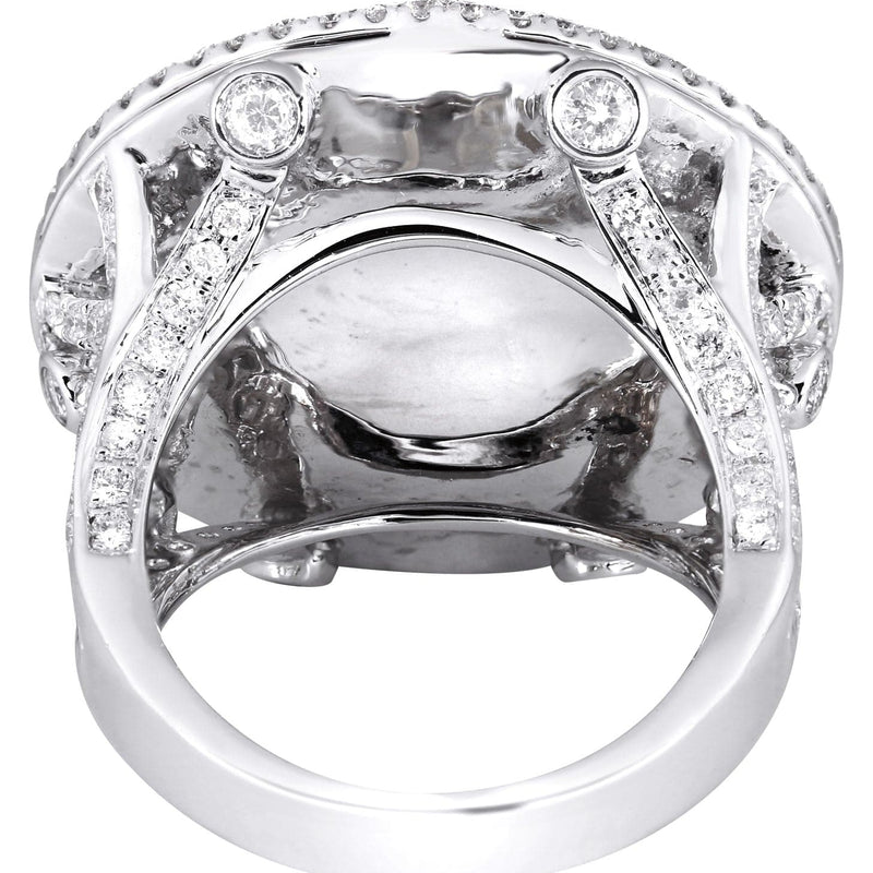 14K Ladies Black Diamond Cocktail Ring | 3.50 Carats | 17.92 Grams