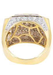 Mens Diamond Ring / Pinky Diamond Ring| 4.09 Carats