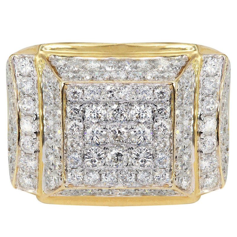 Mens Diamond Ring / Pinky Diamond Ring| 4.09 Carats