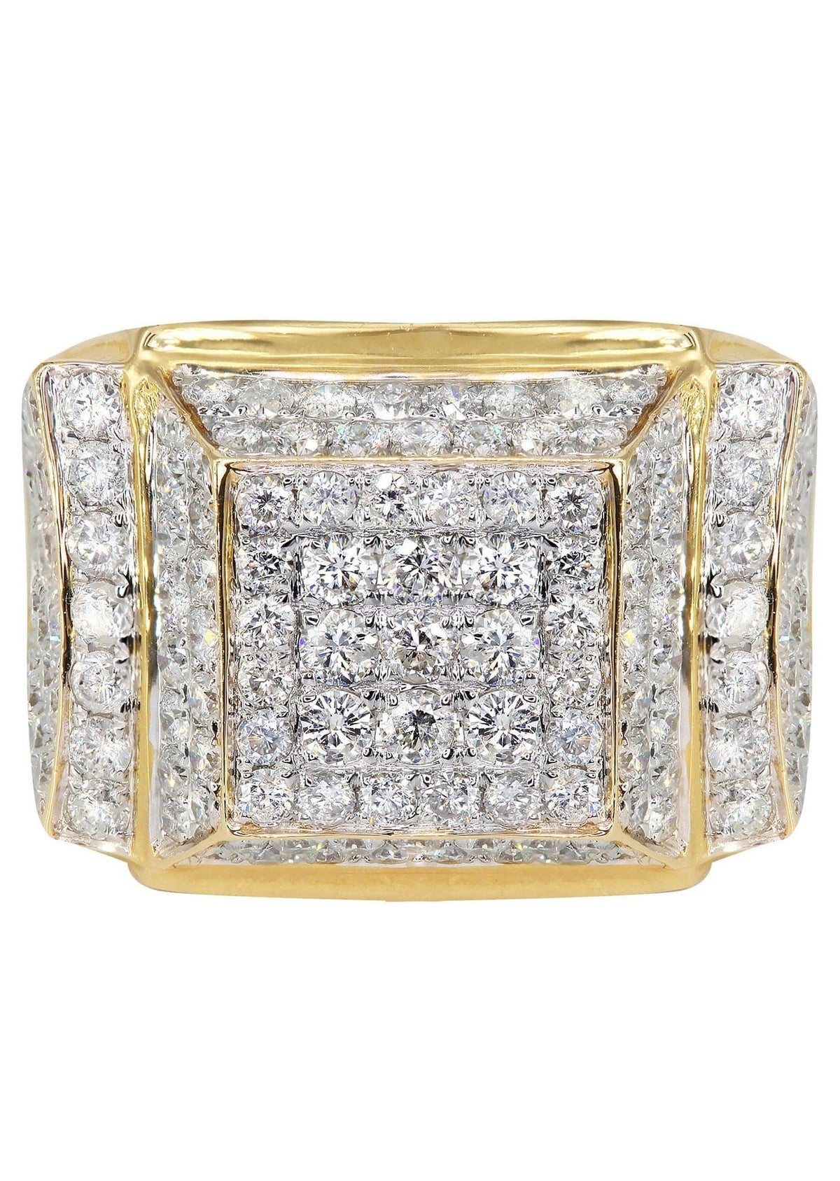 Mens Diamond Ring / Pinky Diamond Ring| 4.09 Carats