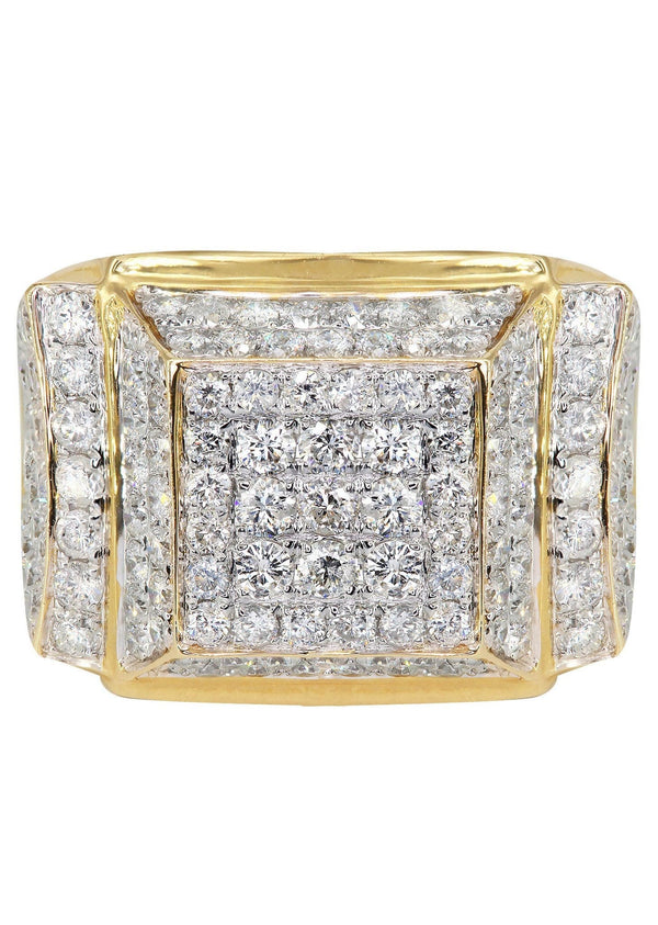 Mens Diamond Ring / Pinky Diamond Ring| 4.09 Carats