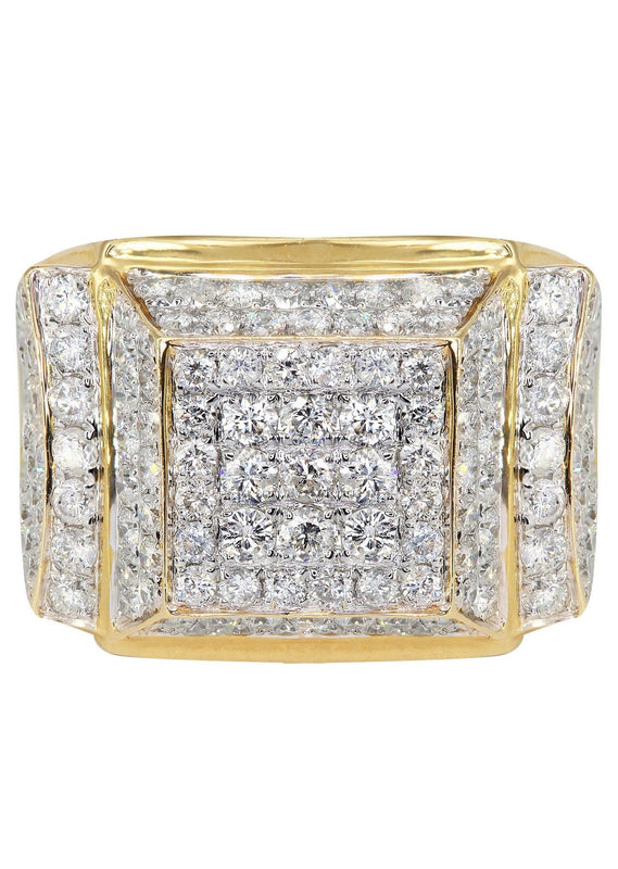 Mens Diamond Ring / Pinky Diamond Ring| 4.09 Carats