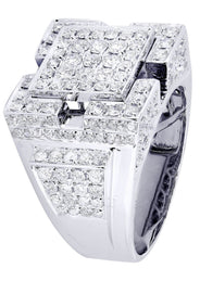 White Gold Mens Diamond Ring| 3.16 Carats| 13.49 Grams