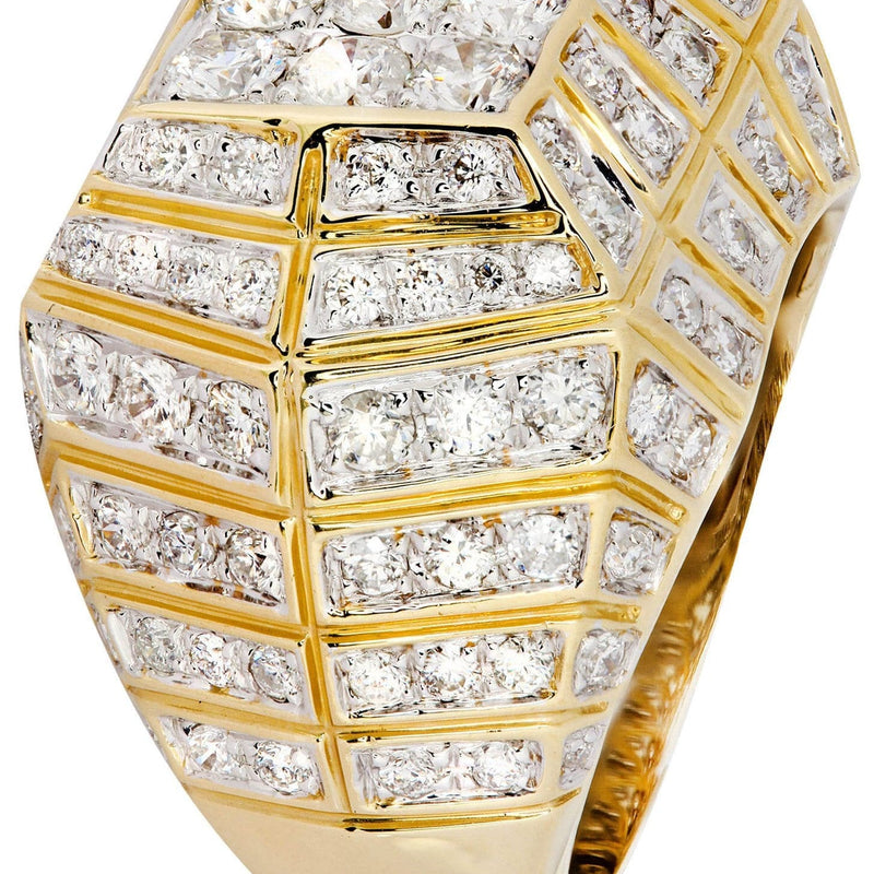 Mens Diamond Ring / Pinky Diamond Ring| 3.6 Carats
