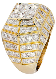 Mens Diamond Ring / Pinky Diamond Ring| 3.6 Carats