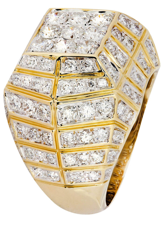 Mens Diamond Ring / Pinky Diamond Ring| 3.6 Carats