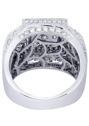 White Gold Mens Diamond Ring| 3.58 Carats| 14.21 Grams