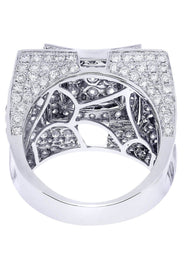 White Gold Mens Diamond Ring| 5.28 Carats| 18.15 Grams
