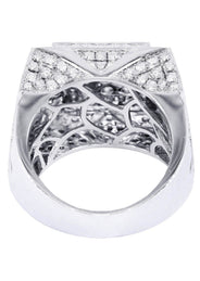 White Gold Mens Diamond Ring| 3.65 Carats| 18.53 Grams