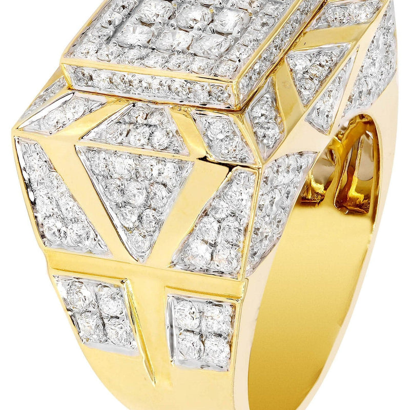 Mens Diamond Ring / Pinky Diamond Ring| 3.66 Carats