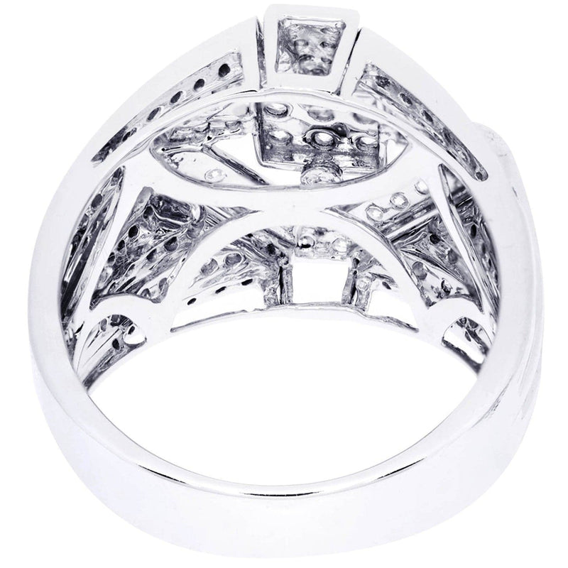 White Gold Mens Diamond Ring| 1.85 Carats| 14.13 Grams