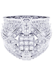 White Gold Mens Diamond Ring| 1.85 Carats| 14.13 Grams