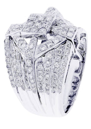 White Gold Mens Diamond Ring| 1.85 Carats| 14.13 Grams