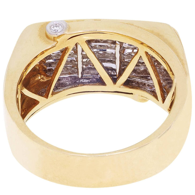 Mens Diamond Ring / Pinky Diamond Ring| 0.63 Carats